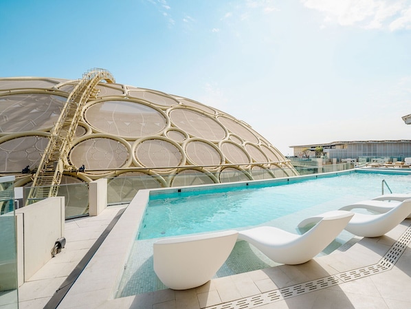 Pool auf dem Dach