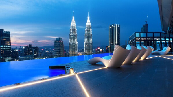 Rooftop pool