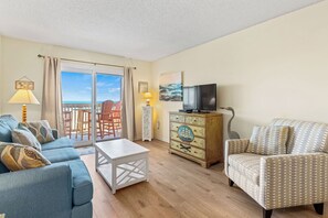 Living Area with Deck Access