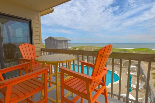 Balcony View From A Beach Escape