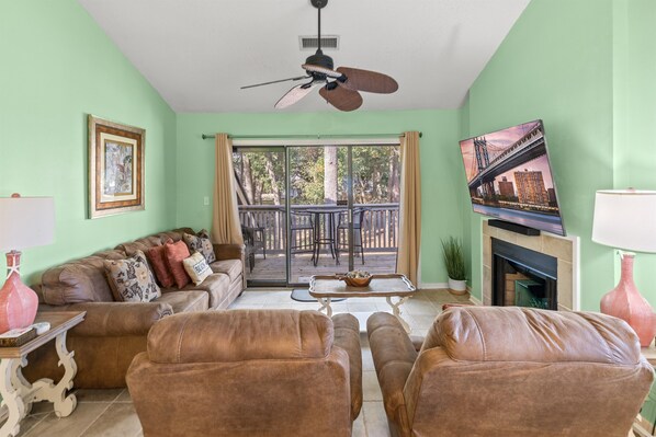 Living Room with sleeper sofa