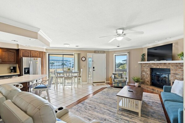 Plenty of space in this living room to gather and spend time together!