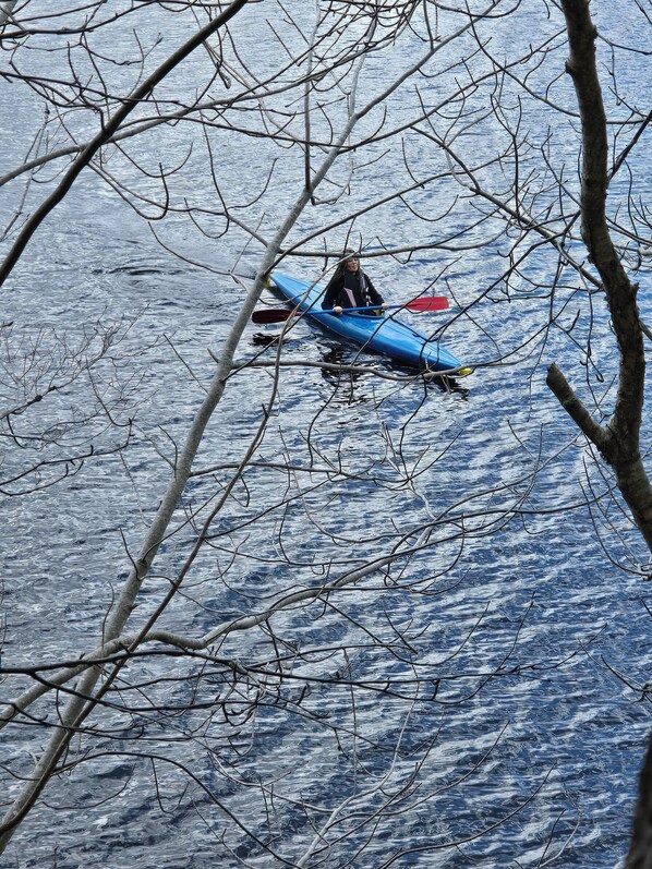 The cottage includes the use of 2 kayaks, with 2 adult life jackets