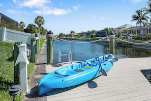 Kayak Available for Use at Flamingo House