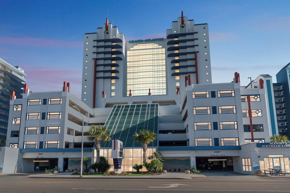 Grand Atlantic exterior at twilight