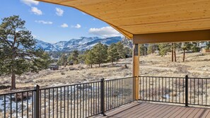 Front deck with view