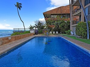 Ocean front pool