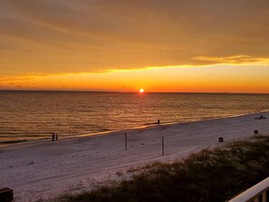 Sunset from balcony