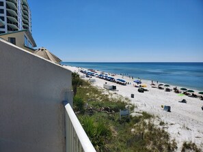 View from balcony facing east