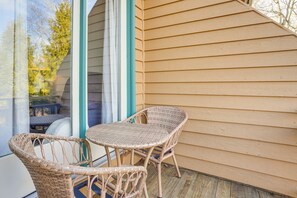 Private Balcony | 1st Floor | Access via Living Room