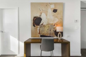 desk and chair here. you can office here 