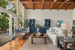 Open the french doors for indoor/outdoor living