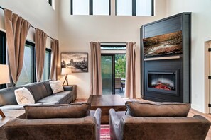 Experience stunning views and modern decor in a spacious retreat! Perfect for gatherings!