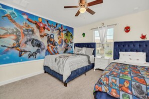 Themed bedrooms to really help enjoy the Disney experience!