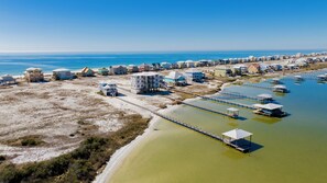 Sandy Beach is a 4 bedroom, 3 bath home and sleeps 14 guests