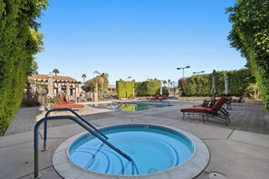 Bask in bubbling bliss in the community hot tub or make a splash in the pool!