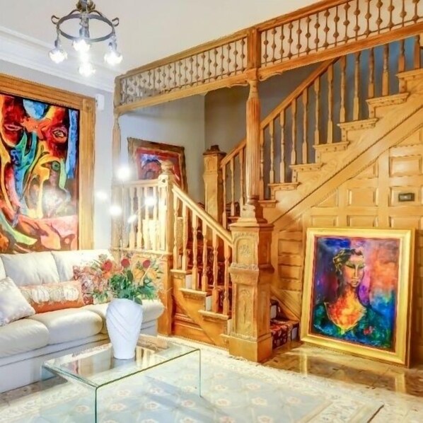 Architecture, Building, Indoors, Art, Painting