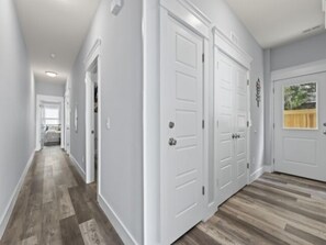 Indoors, Floor, Architecture, Building, Corridor