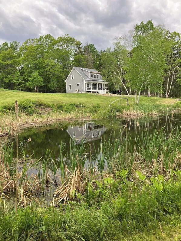 View of home from lower field
