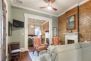 Armstrong living room with queen sleeper sofa