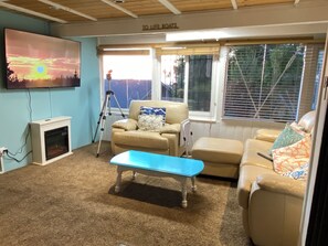 Sunroom/family room.