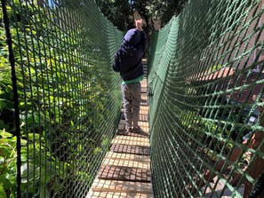 On the way to the "Crow's Nest".  