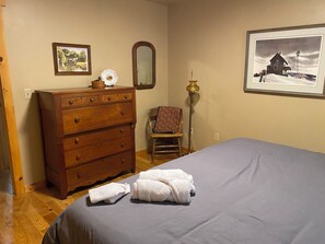 The Wisconsin outdoors bedroom