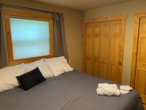 The Wisconsin outdoors bedroom