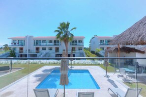 View of the kids' pool from your balcony
