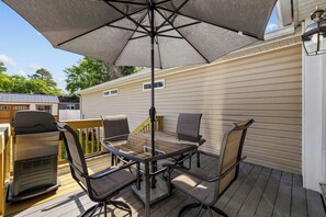 Hangout on the back deck while grilling up your BBQ favorites!