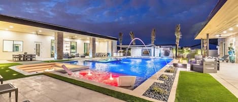 Pool Lounge Area.