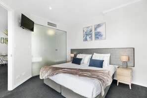 Master bedroom with king bed