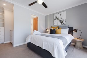Master bedroom with semi en suite bathroom