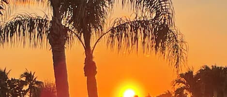 No filter needed! Enjoy magical sunrises & sunsets at this south facing rental.