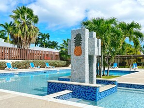 A peaceful pool area where relaxation comes easy.
