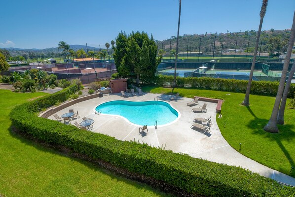 Relax by our pool. Heated to 80 degrees between March and November.