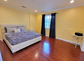 Master bedroom + ensuite bathroom