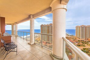 Balcony beach view