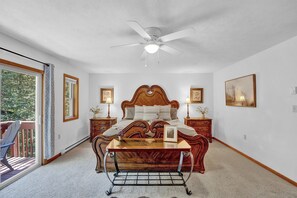 Bedroom with king bed