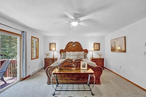 Bedroom with king bed