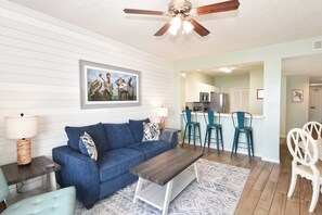 Living Room and Breakfast Bar