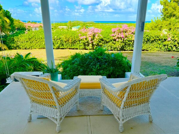 Stunning views from your private patio