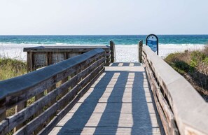 Beach Access is “Eastern Lake Beach”