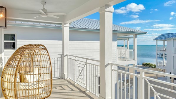 Third Floor Private Balcony | Located off the primary suite, and offers a direct view of the water.