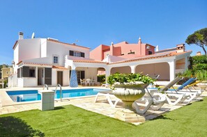Villa and outside areas