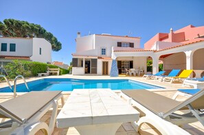 Pool and sun loungers
