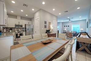 Dining table.