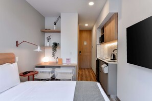 Bedroom with tv