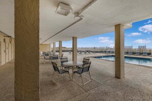 Covered Lounge Area