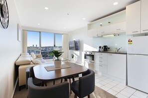 The dining table is a great place to hang out together and catchup.